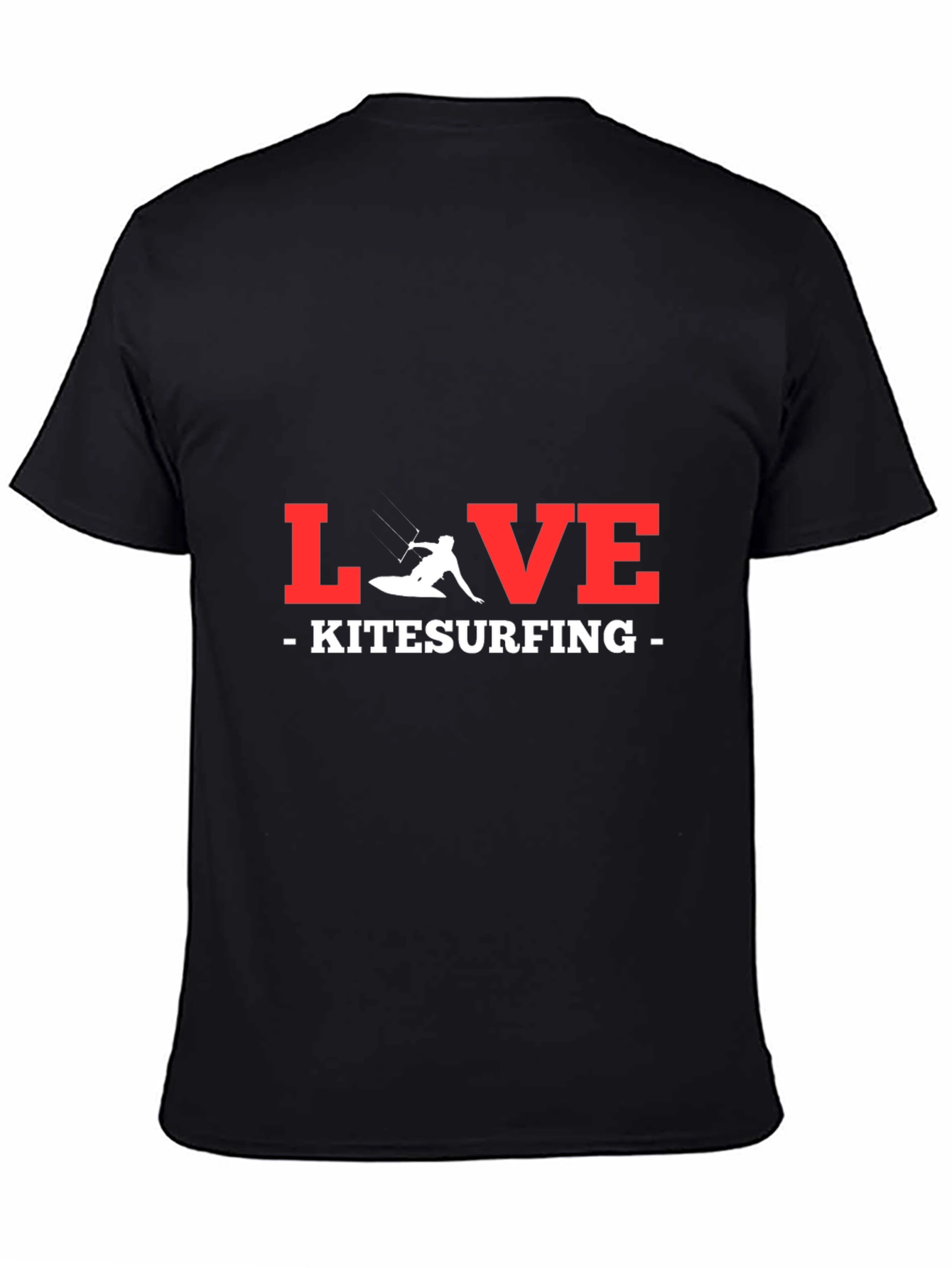 Camiseta Negra LOVE Kitesurfing