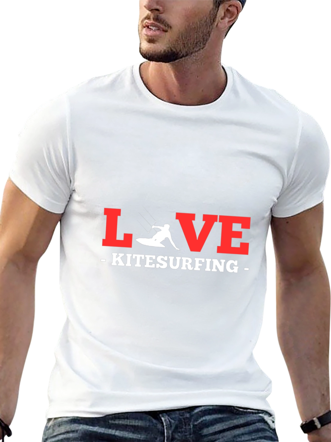 Camiseta Negra LOVE Kitesurfing