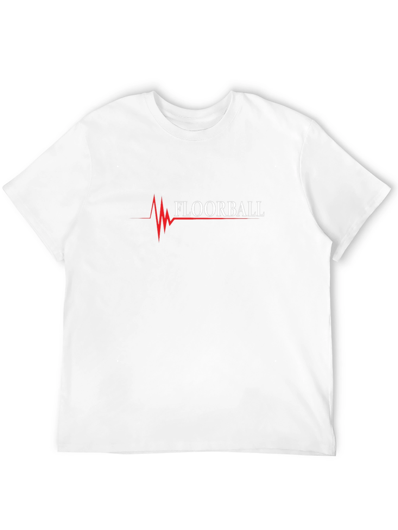 Camiseta Negra Hombre Floorball Diseño Moderno