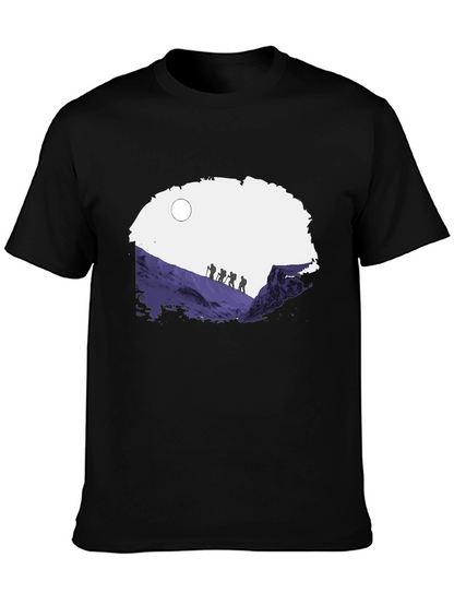 Camiseta Hombre Diseño Montañismo Aventura