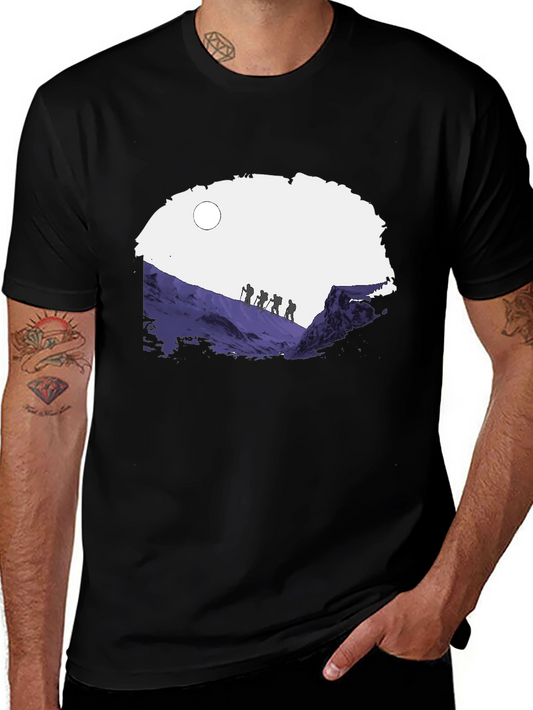 Camiseta Hombre Diseño Montañismo Aventura