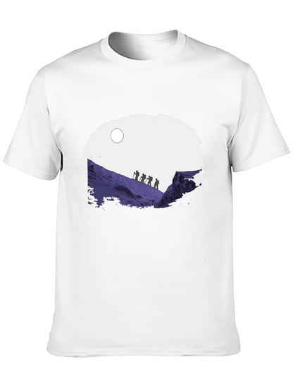 Camiseta Hombre Diseño Montañismo Aventura