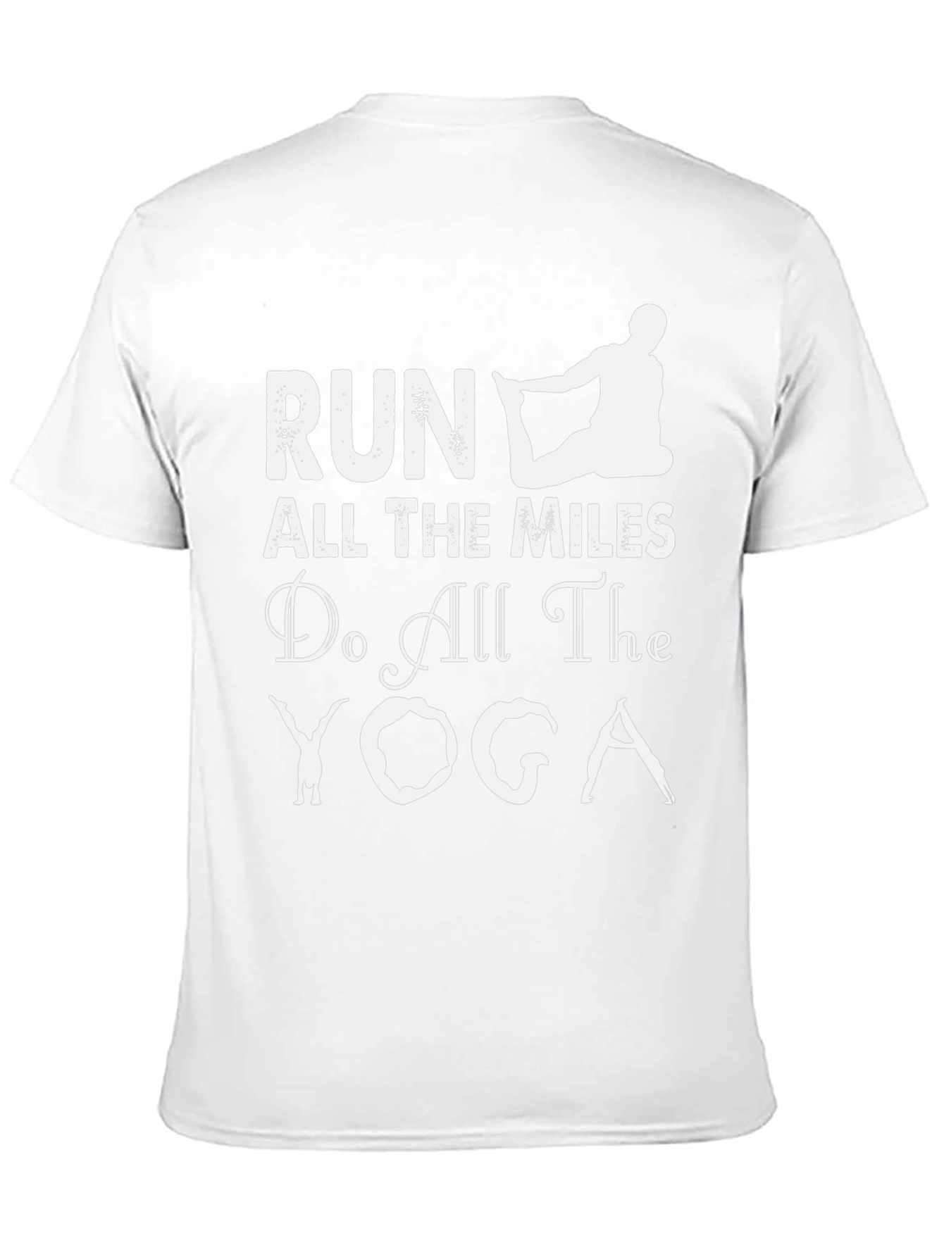 Camiseta Deportiva Negra: Run Yoga ¡Atrévete!
