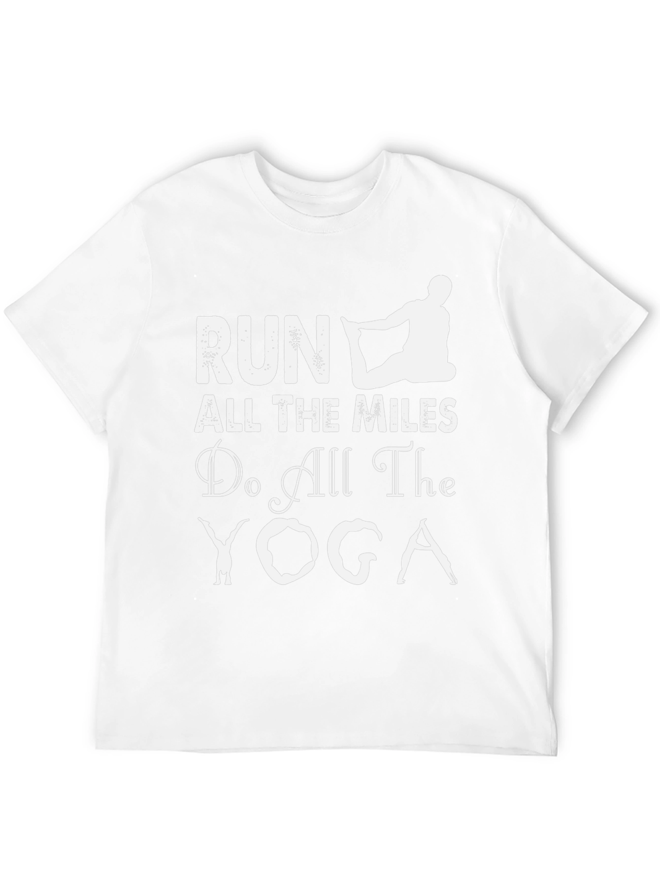 Camiseta Deportiva Negra: Run Yoga ¡Atrévete!