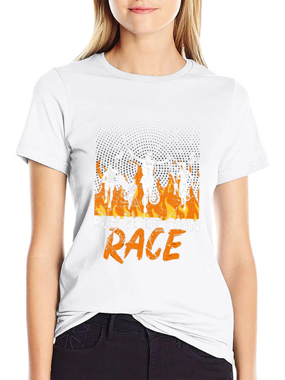 Camiseta Negra Corre Tu Propia Carrera