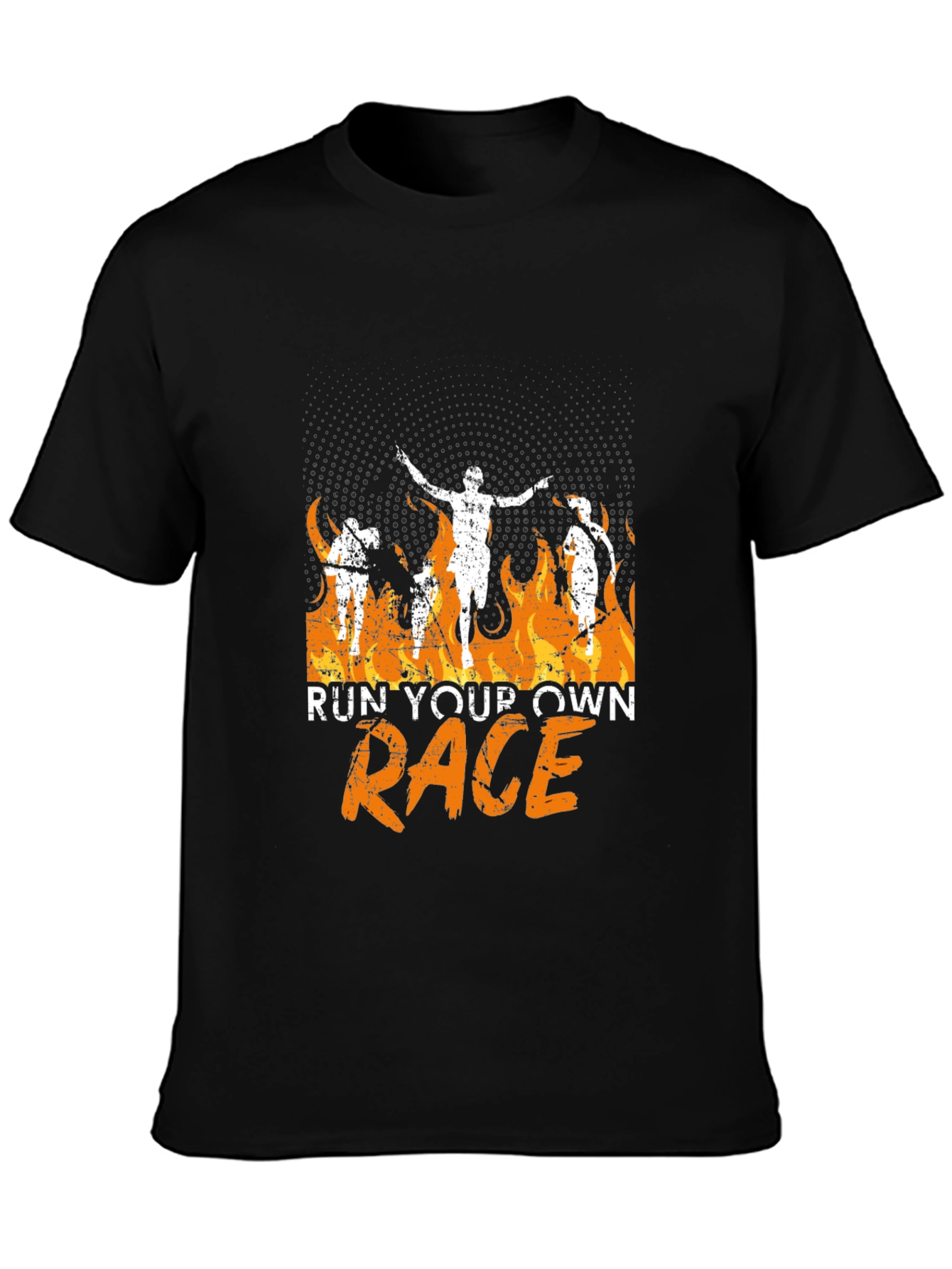 Camiseta Negra Corre Tu Propia Carrera