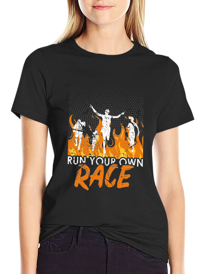 Camiseta Negra Corre Tu Propia Carrera