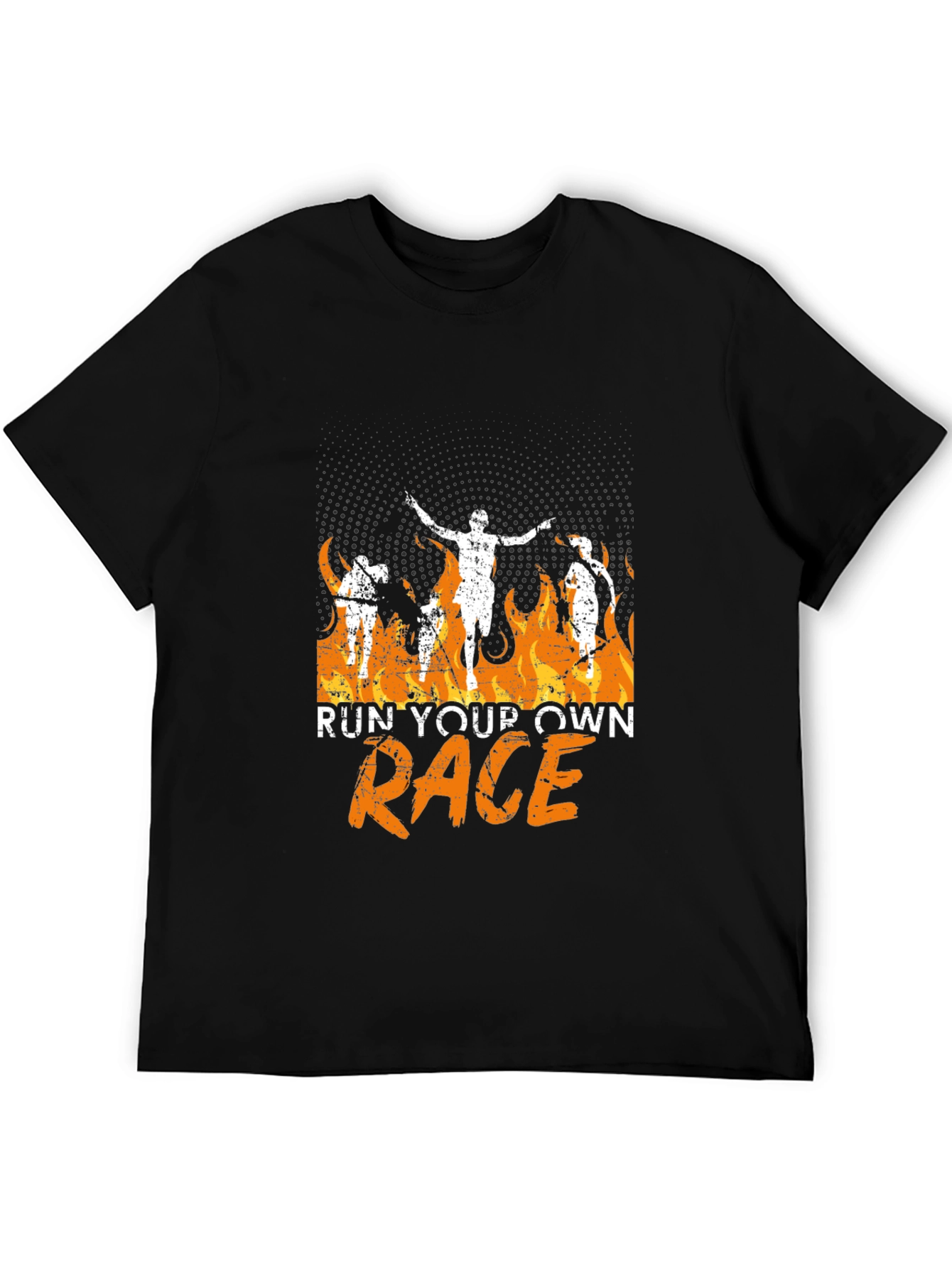 Camiseta Negra Corre Tu Propia Carrera