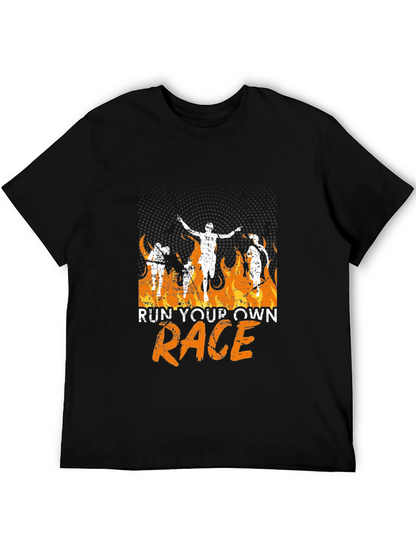 Camiseta Negra Corre Tu Propia Carrera