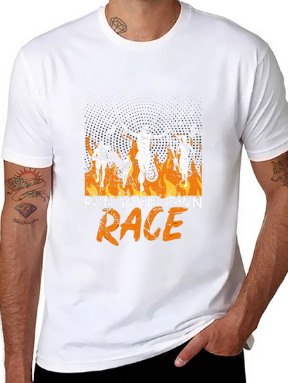 Camiseta Negra Corre Tu Propia Carrera