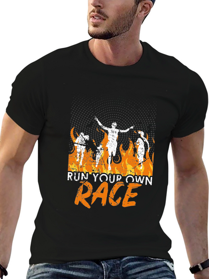 Camiseta Negra Corre Tu Propia Carrera