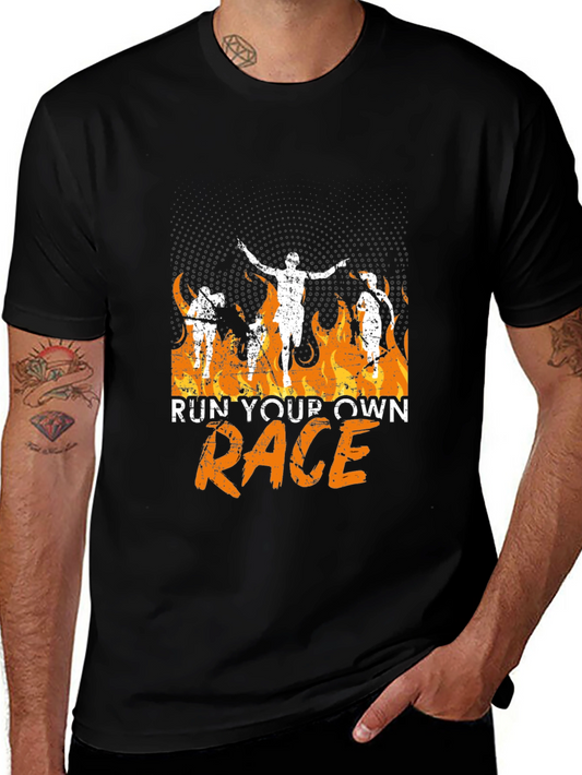 Camiseta Negra Corre Tu Propia Carrera