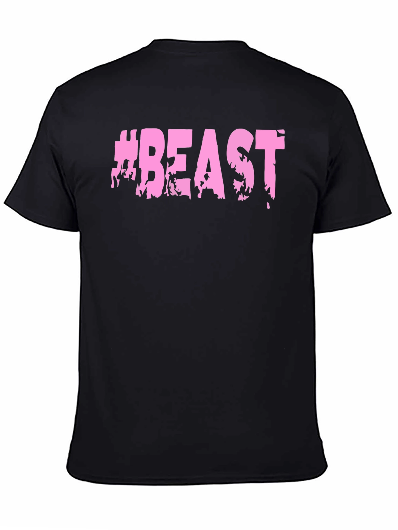 Camiseta Negra #BEAST Hombre - Estilo Casual