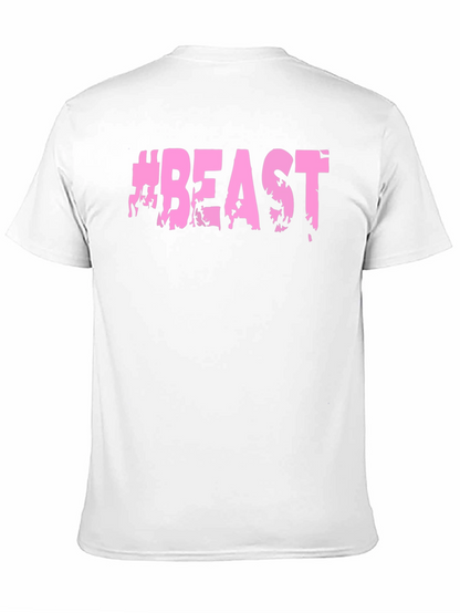 Camiseta Negra #BEAST Hombre - Estilo Casual