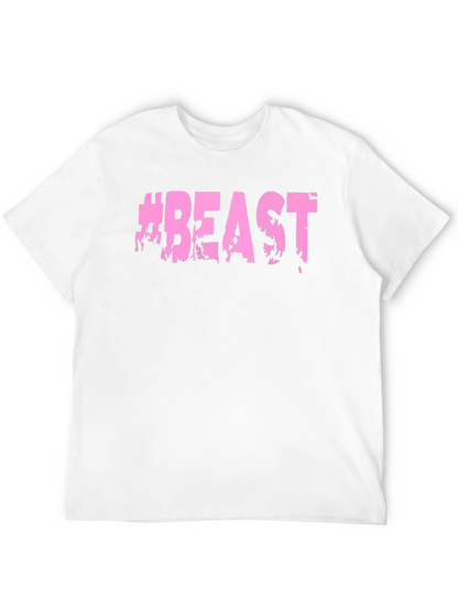 Camiseta Negra #BEAST Hombre - Estilo Casual
