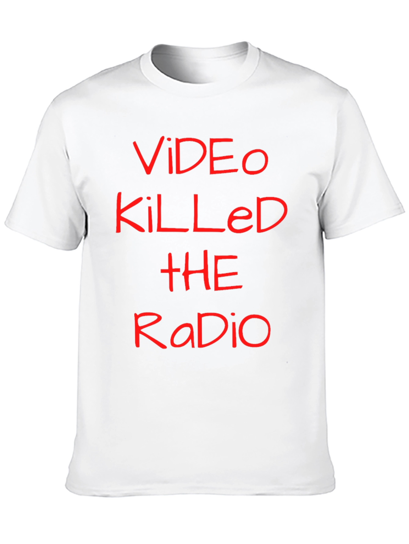 Camiseta Negra Video Killed the Radio