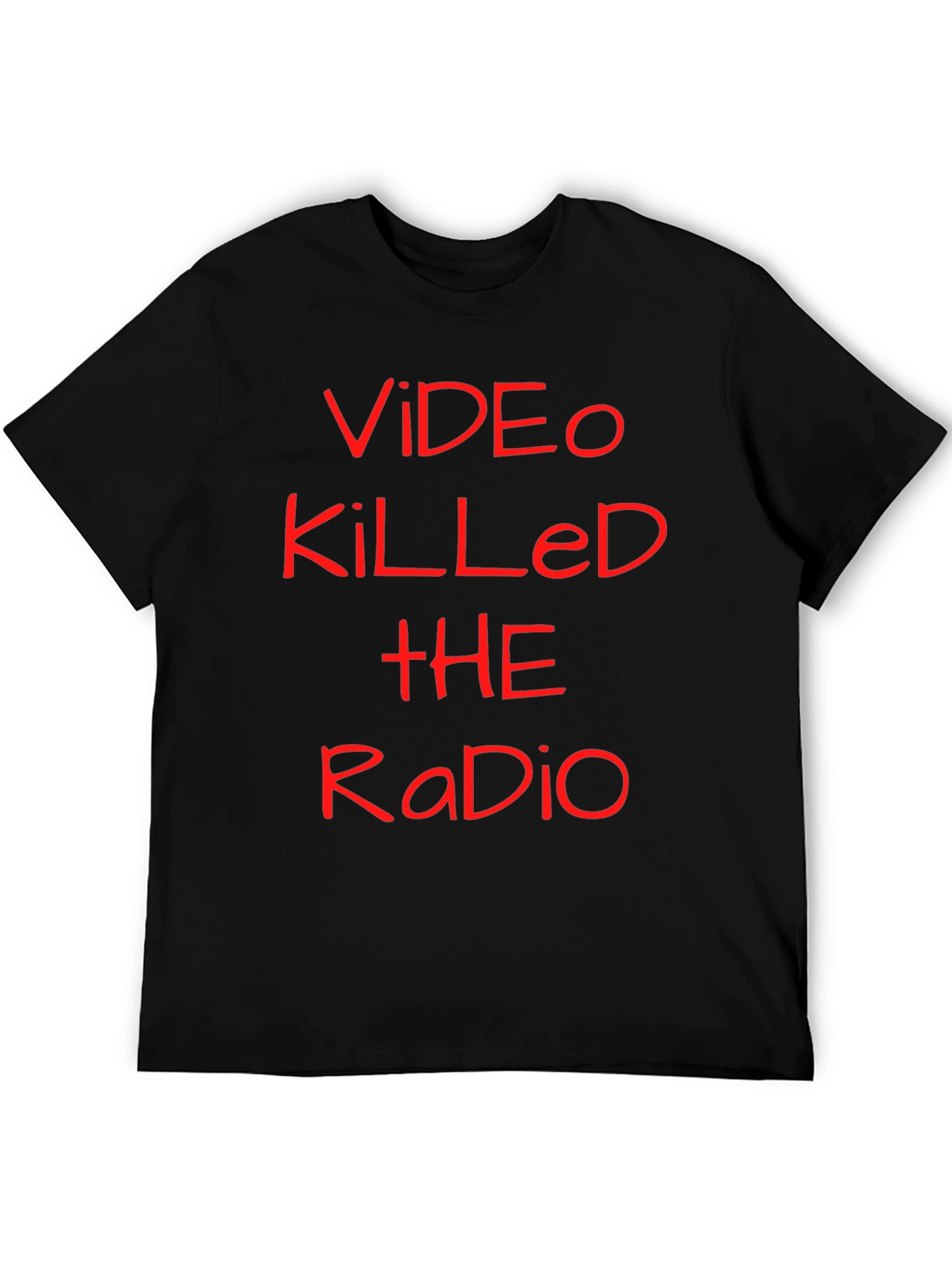 Camiseta Negra Video Killed the Radio