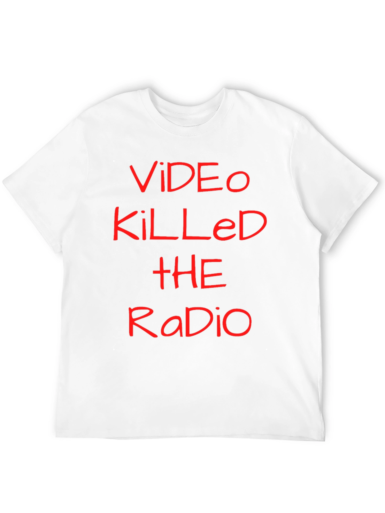 Camiseta Negra Video Killed the Radio