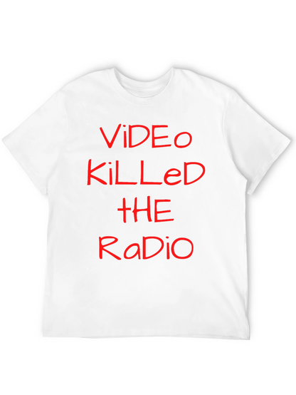 Camiseta Negra Video Killed the Radio