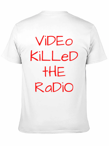 Camiseta Negra Video Killed the Radio
