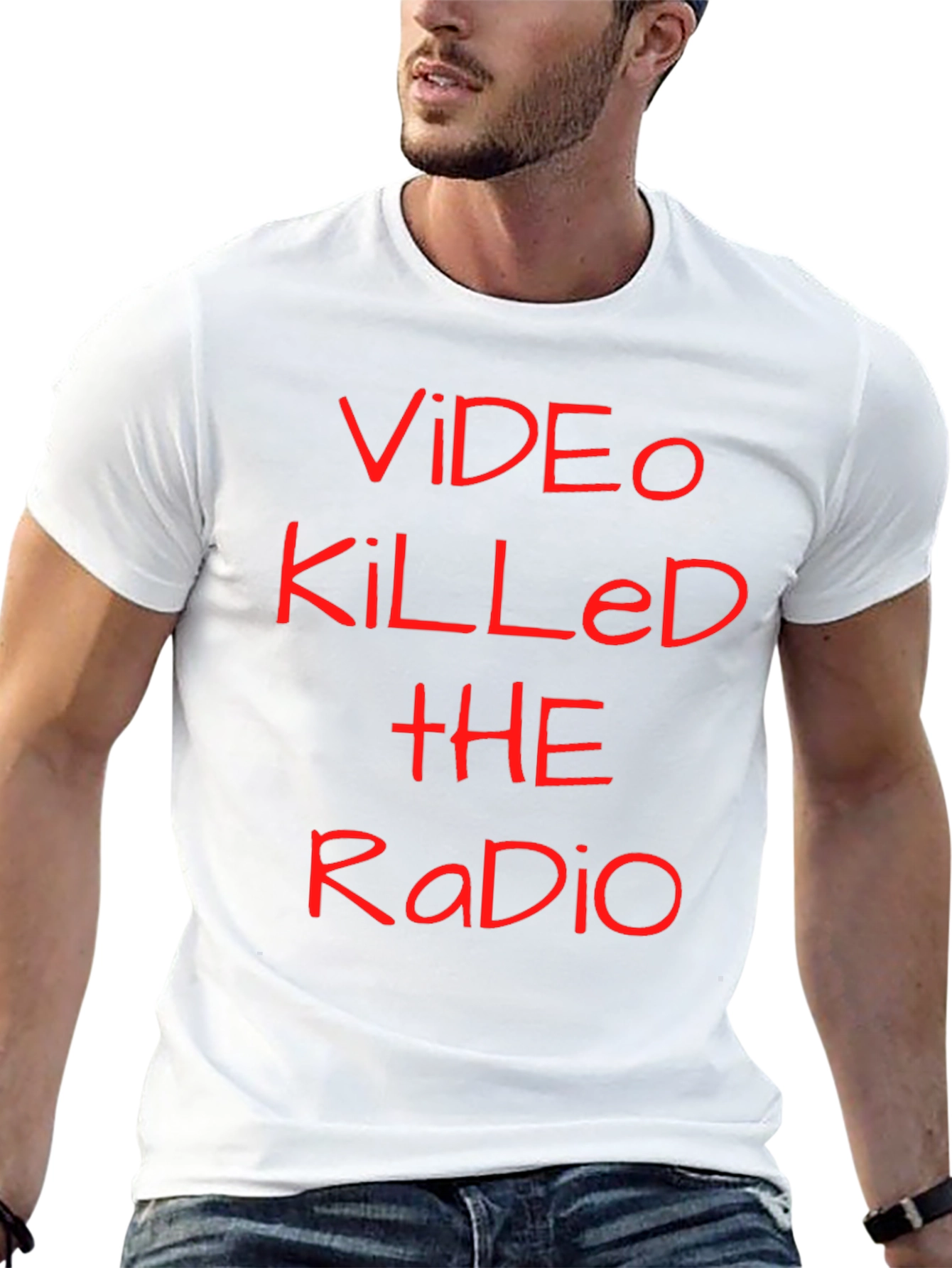 Camiseta Negra Video Killed the Radio