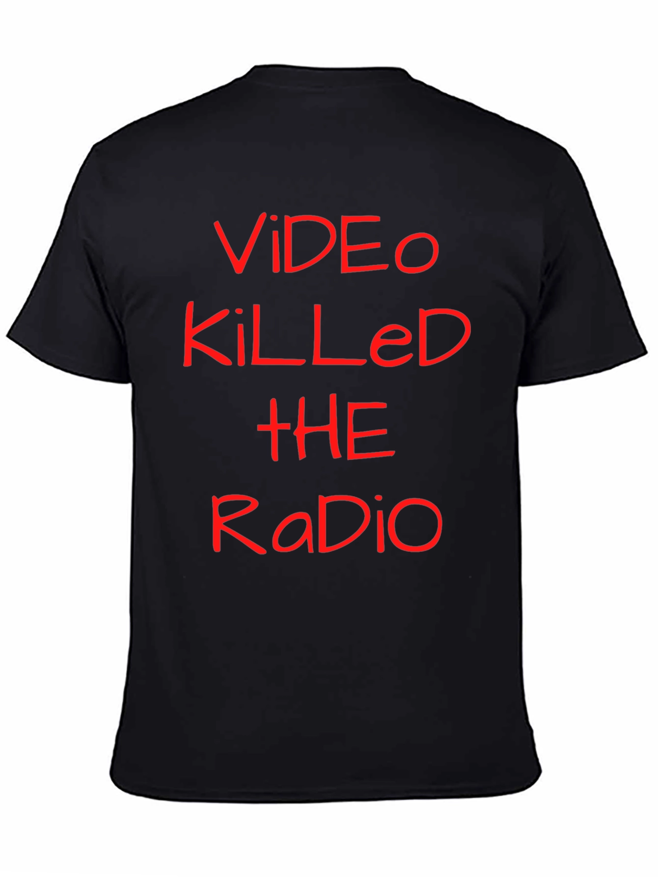 Camiseta Negra Video Killed the Radio
