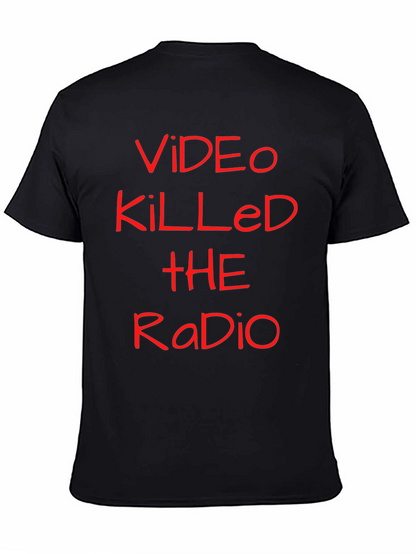 Camiseta Negra Video Killed the Radio