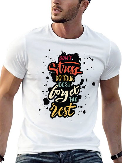 Camiseta Negra con Diseño Motivacional
