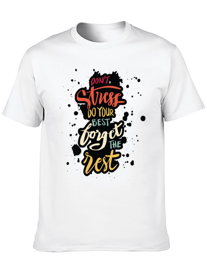 Camiseta Negra con Diseño Motivacional