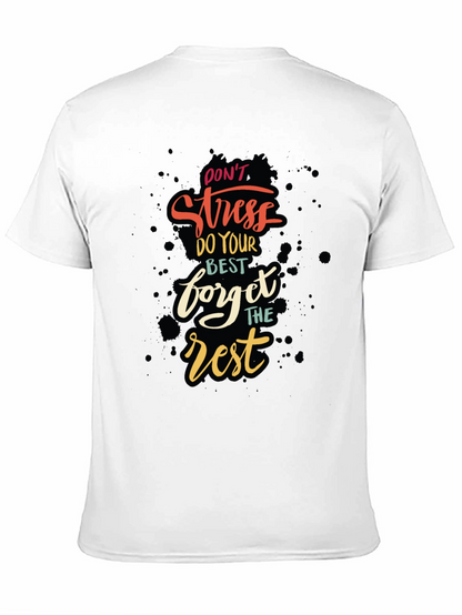 Camiseta Negra con Diseño Motivacional