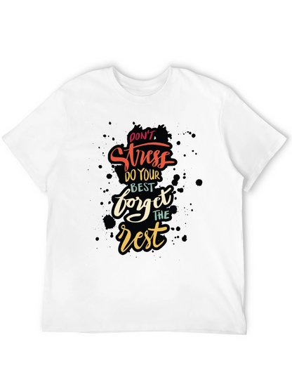 Camiseta Negra con Diseño Motivacional