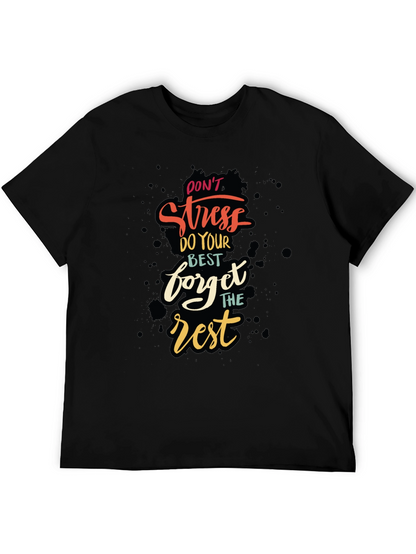 Camiseta Negra con Diseño Motivacional