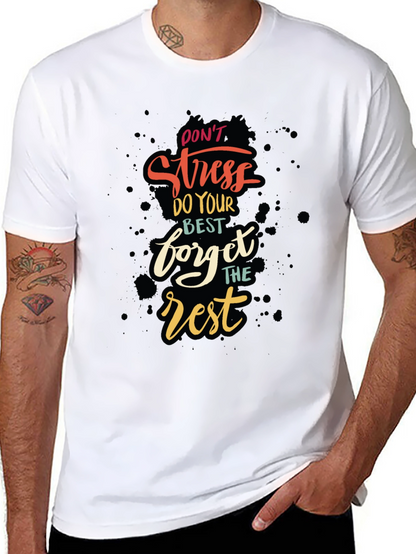 Camiseta Negra con Diseño Motivacional