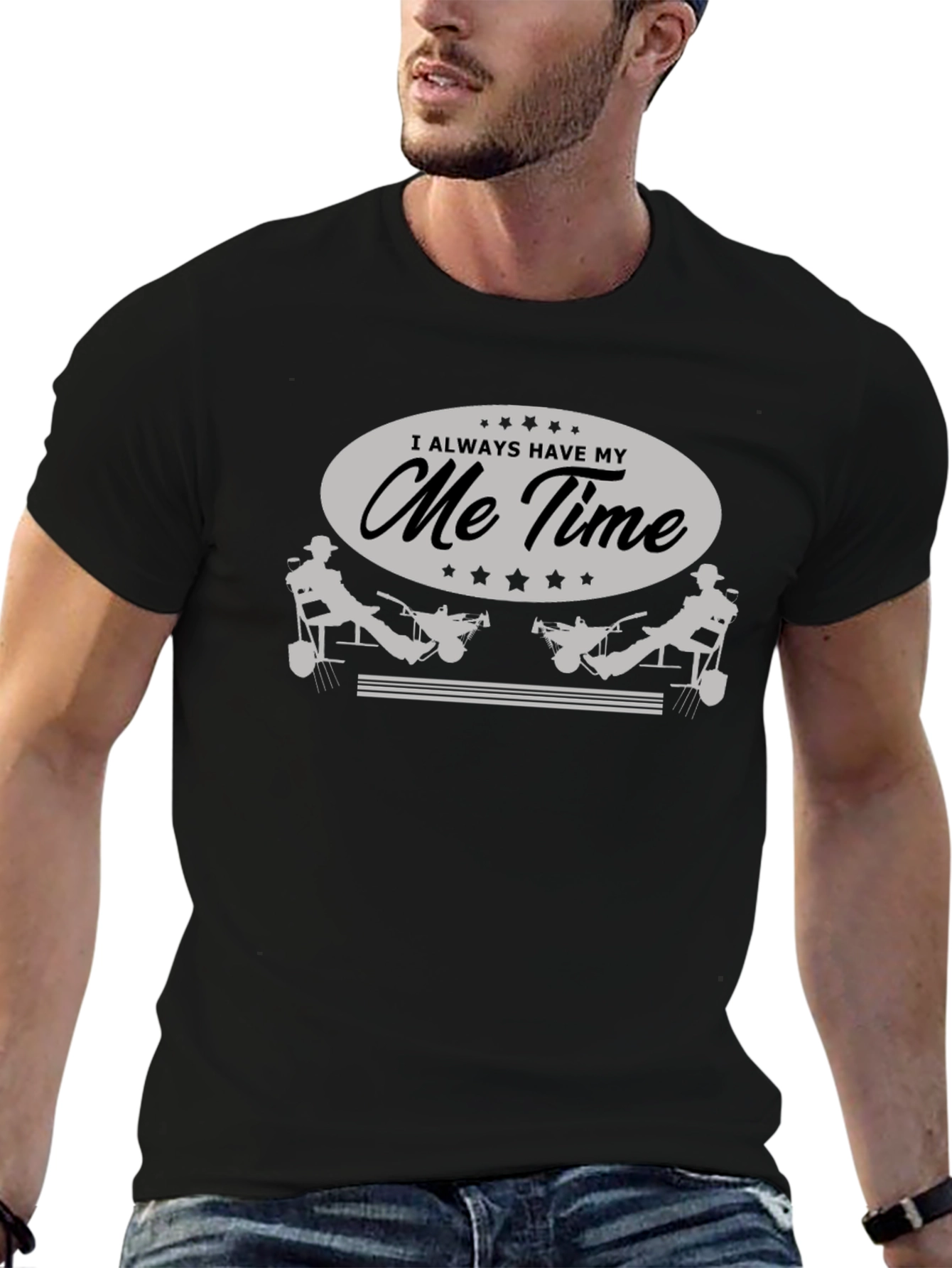 Camiseta Negra Me Time