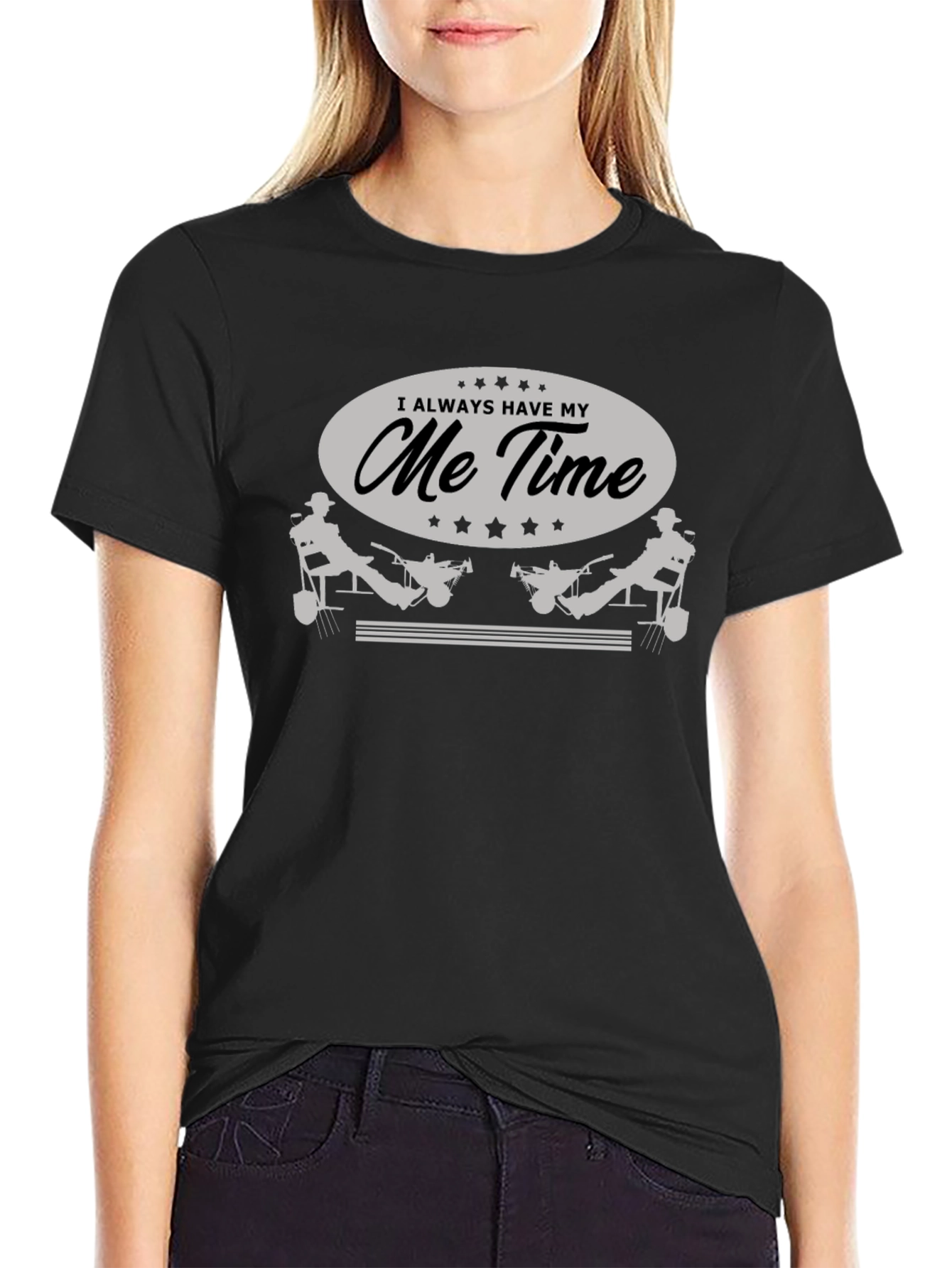Camiseta Negra Me Time