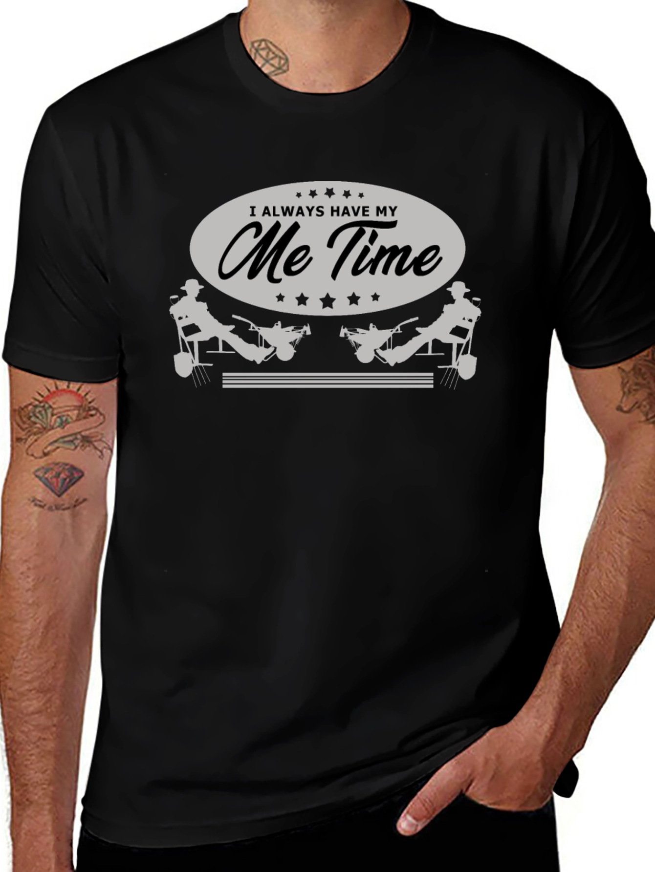 Camiseta Negra Me Time