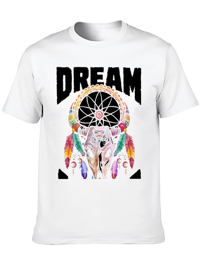 Camiseta Negra Estampado Dreamcatcher