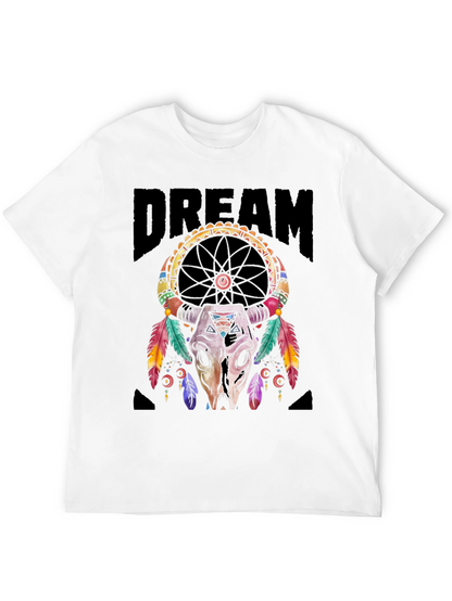 Camiseta Negra Estampado Dreamcatcher