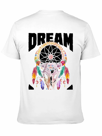 Camiseta Negra Estampado Dreamcatcher