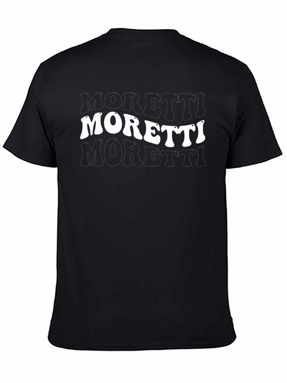 Camiseta Negra Moretti Retro Hombre