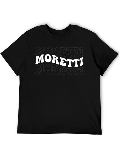Camiseta Negra Moretti Retro Hombre