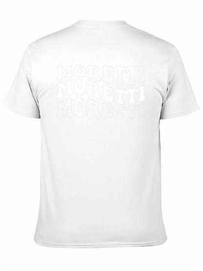 Camiseta Negra Moretti Retro Hombre