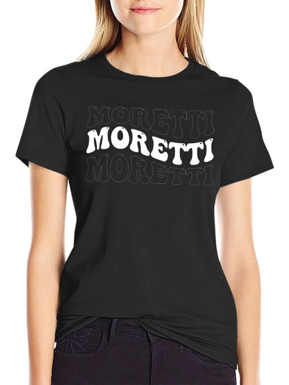 Camiseta Negra Moretti Retro Hombre