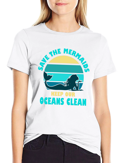 Camiseta Negra Salva a las Sirenas