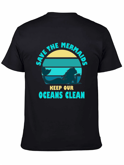 Camiseta Negra Salva a las Sirenas