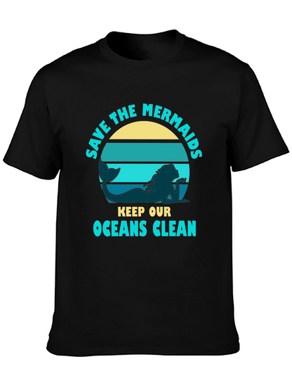 Camiseta Negra Salva a las Sirenas