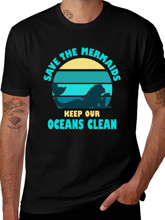 Camiseta Negra Salva a las Sirenas