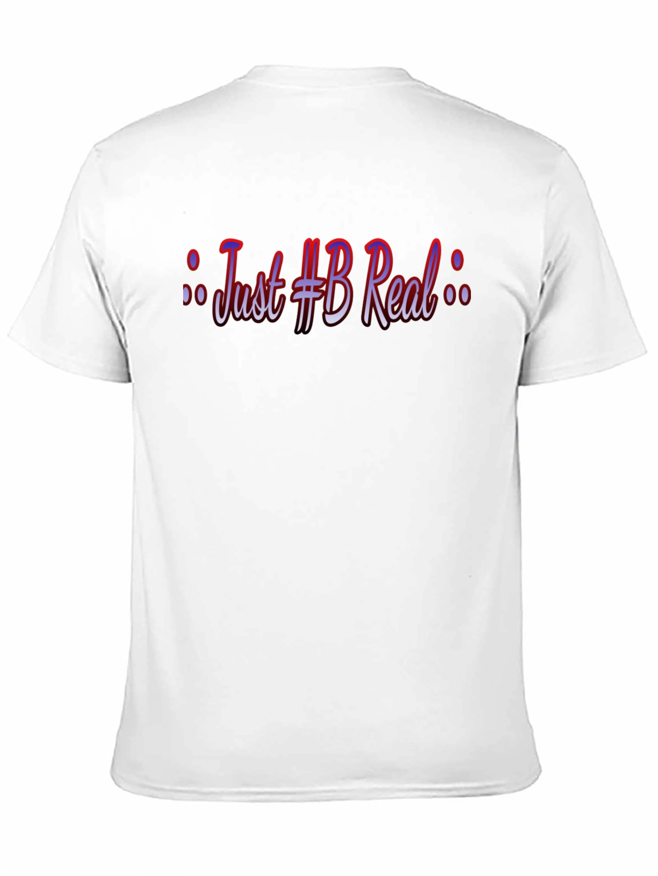 Camiseta Negra: Just #B Real