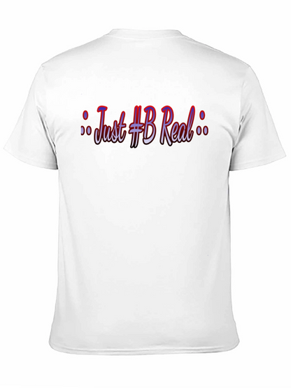Camiseta Negra: Just #B Real