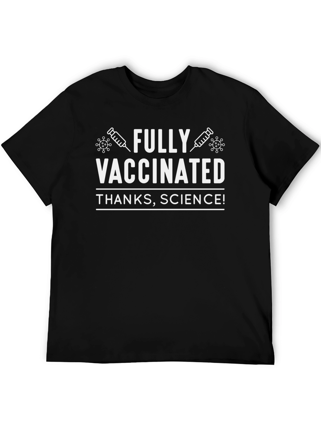 Camiseta Totalmente Vacunado. ¡Gracias Ciencia!
